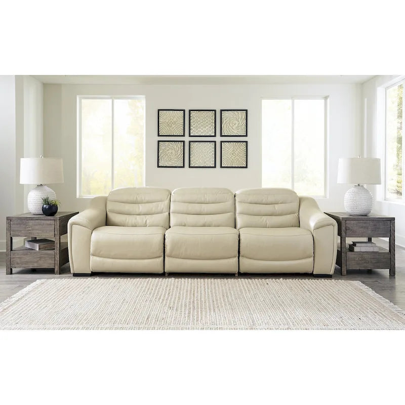 Signature Design by Ashley Center Line 3-Piece Power Reclining Sectional Sofa - Dimensions: 110.5"W x 40"D x 35"H 10