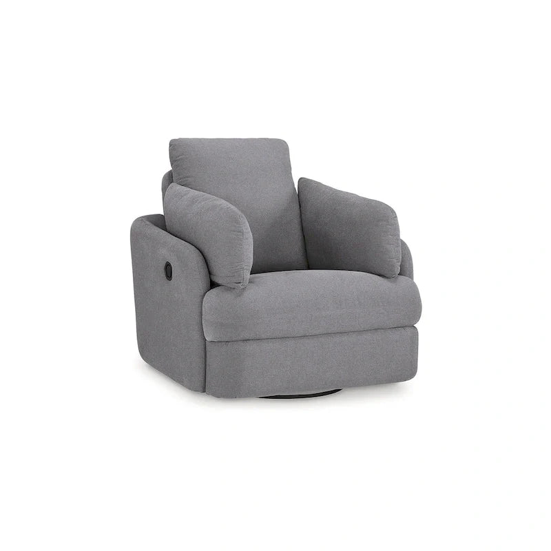 Signature Design by Ashley Modmax Dark Gray Reclining Swivel Glider Chair 2