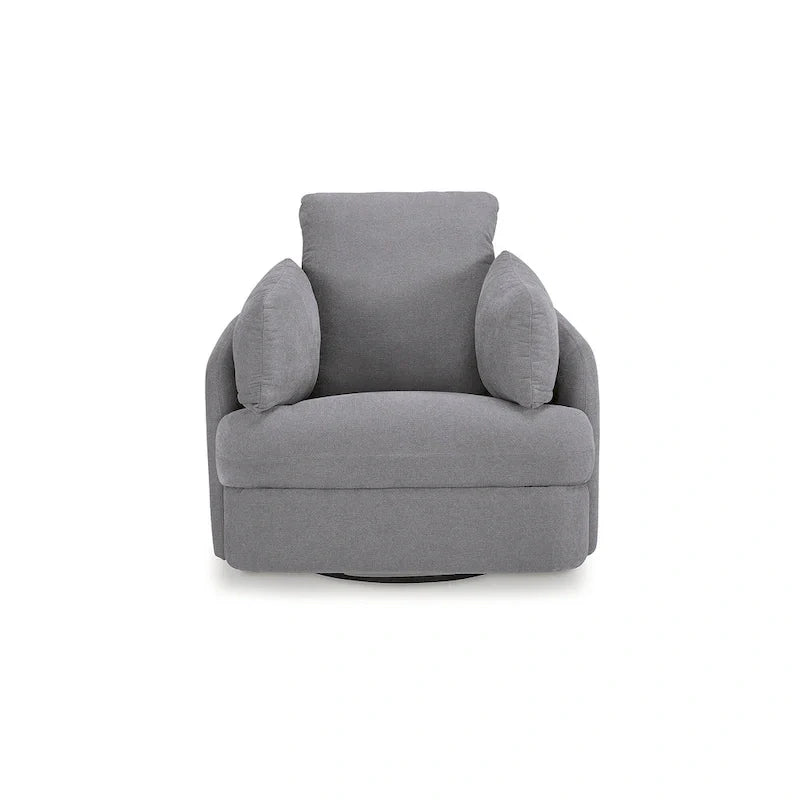 Signature Design by Ashley Modmax Dark Gray Reclining Swivel Glider Chair 5