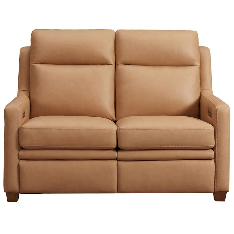 Authentic Leather 56-Inch Triple-Motor Power Reclining Loveseat with Zero-Wall Design and USB & USB-C Ports 3