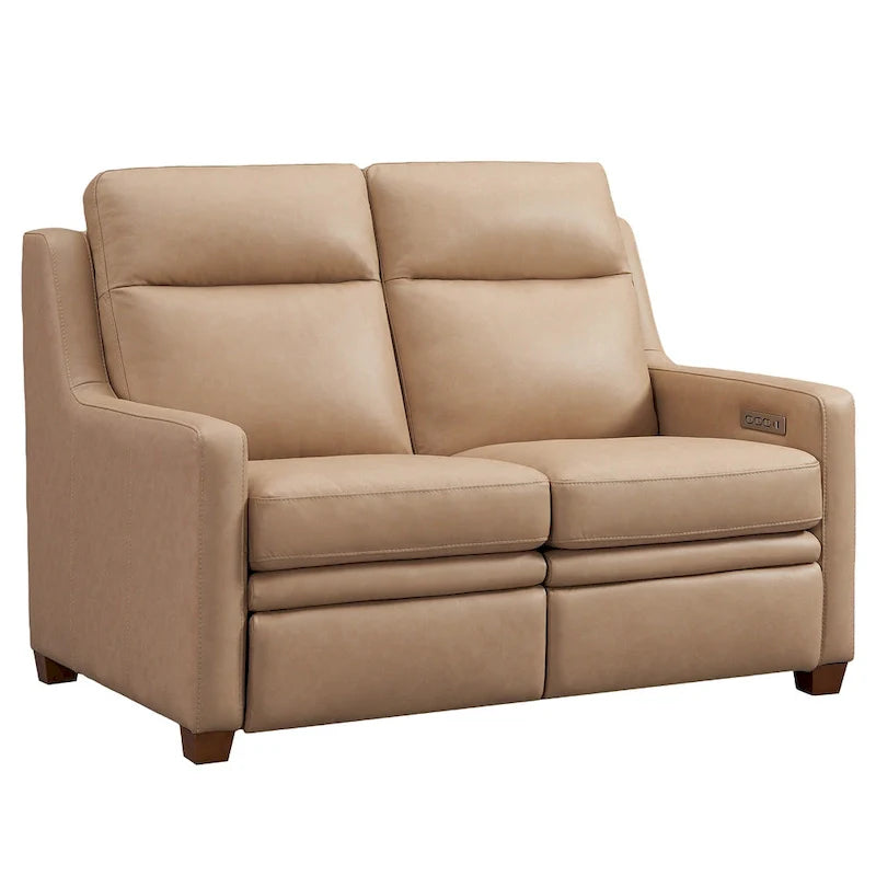 Authentic Leather 56-Inch Triple-Motor Power Reclining Loveseat with Zero-Wall Design and USB & USB-C Ports 7