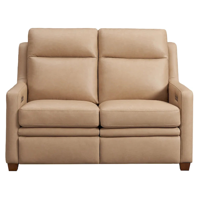 Authentic Leather 56-Inch Triple-Motor Power Reclining Loveseat with Zero-Wall Design and USB & USB-C Ports 8