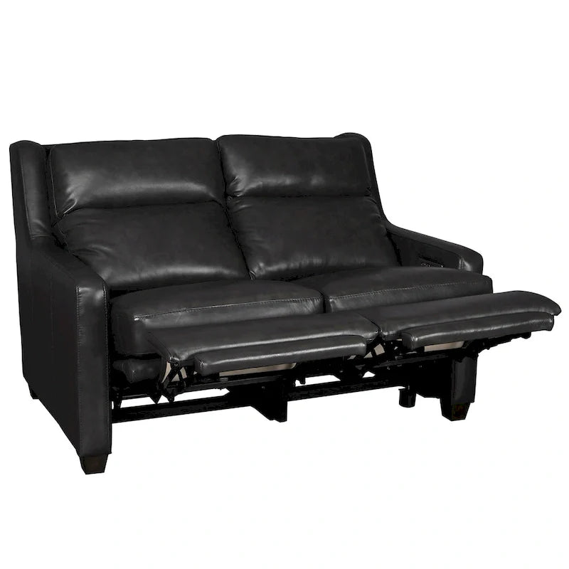 Authentic Leather 56-Inch Triple-Motor Power Reclining Loveseat with Zero-Wall Design and USB & USB-C Ports 13
