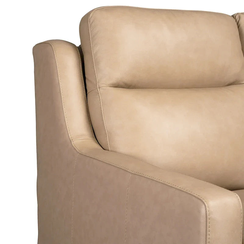 Authentic Leather 56-Inch Triple-Motor Power Reclining Loveseat with Zero-Wall Design and USB & USB-C Ports 20