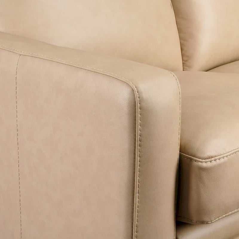 Authentic Leather 56-Inch Triple-Motor Power Reclining Loveseat with Zero-Wall Design and USB & USB-C Ports 22