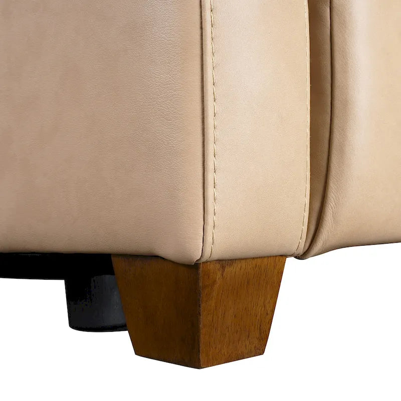 Authentic Leather 56-Inch Triple-Motor Power Reclining Loveseat with Zero-Wall Design and USB & USB-C Ports 23