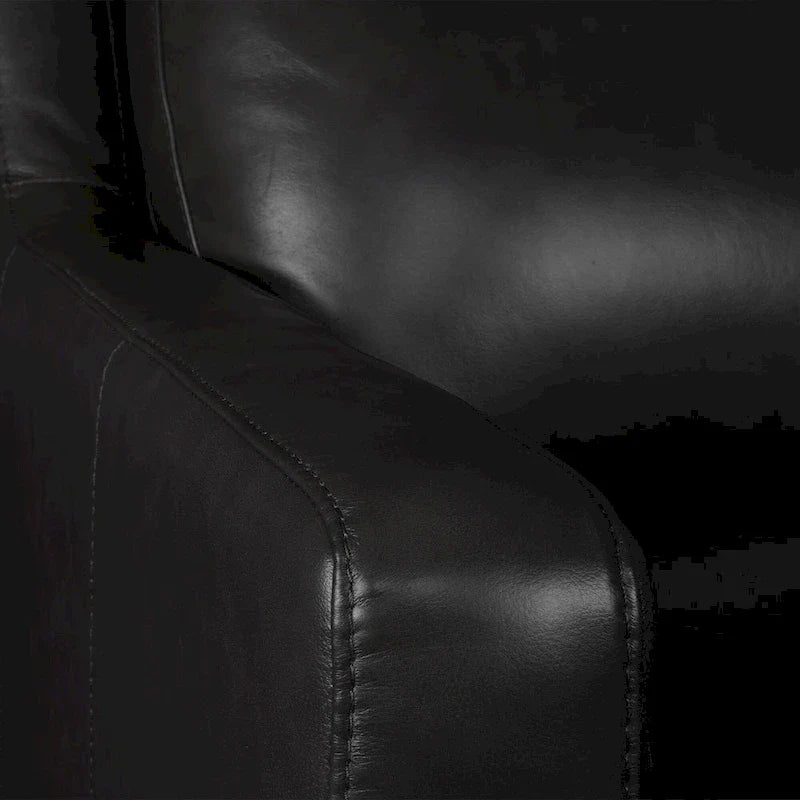 Authentic Leather 56-Inch Triple-Motor Power Reclining Loveseat with Zero-Wall Design and USB & USB-C Ports 25