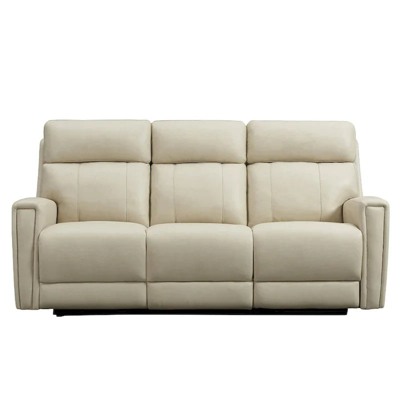 81.5" Genuine Leather Zero Gravity Power Recliner Sofa with Power Headrest and USB/USB-C Ports 3