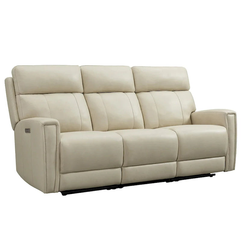 81.5" Genuine Leather Zero Gravity Power Recliner Sofa with Power Headrest and USB/USB-C Ports 4
