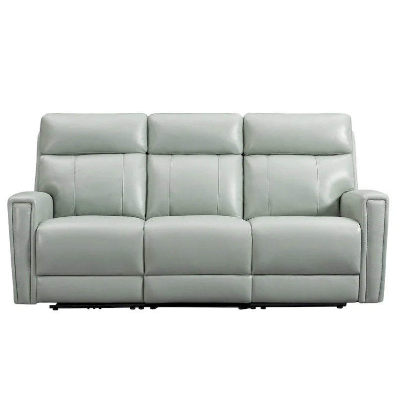 81.5" Genuine Leather Zero Gravity Power Recliner Sofa with Power Headrest and USB/USB-C Ports 7
