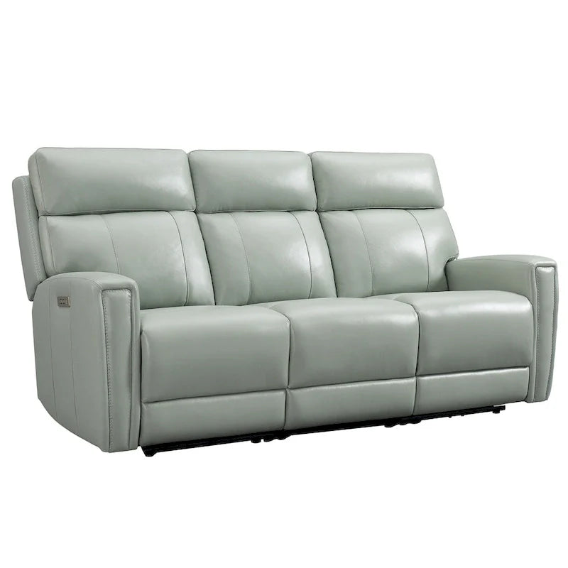 81.5" Genuine Leather Zero Gravity Power Recliner Sofa with Power Headrest and USB/USB-C Ports 8
