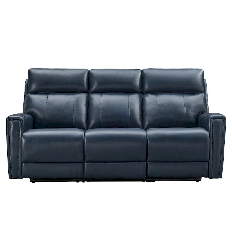 81.5" Genuine Leather Zero Gravity Power Recliner Sofa with Power Headrest and USB/USB-C Ports 11