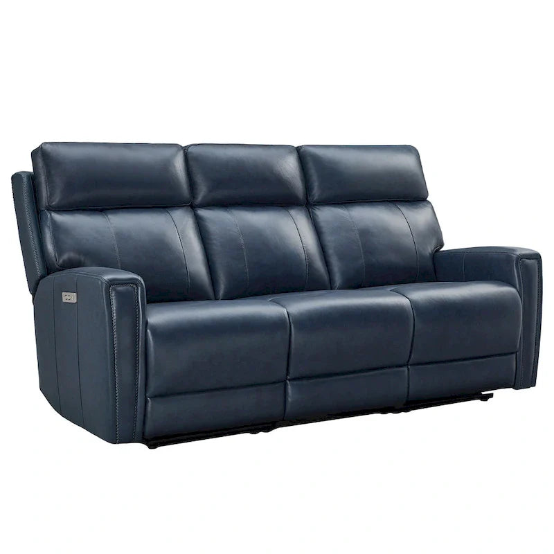 81.5" Genuine Leather Zero Gravity Power Recliner Sofa with Power Headrest and USB/USB-C Ports 12