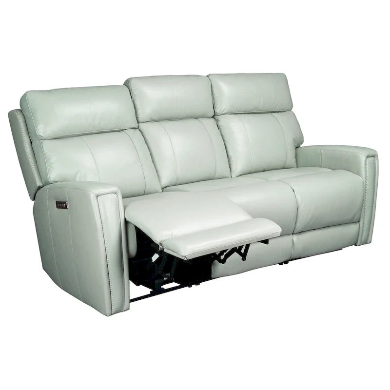 81.5" Genuine Leather Zero Gravity Power Recliner Sofa with Power Headrest and USB/USB-C Ports 14