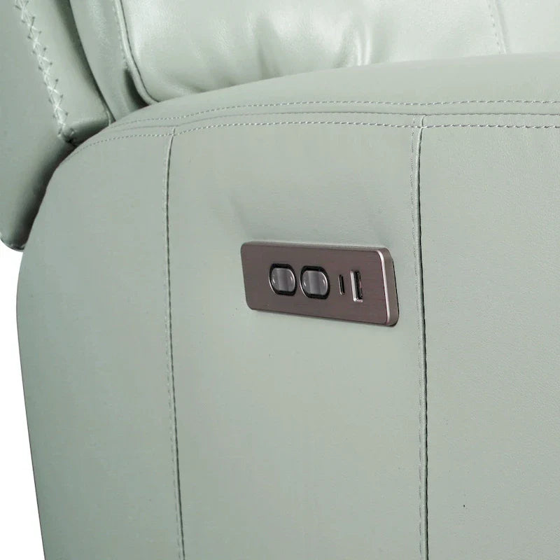 81.5" Genuine Leather Zero Gravity Power Recliner Sofa with Power Headrest and USB/USB-C Ports 17