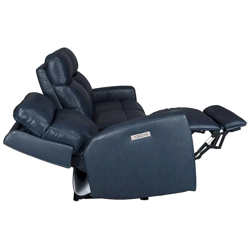 81.5" Genuine Leather Zero Gravity Power Recliner Sofa with Power Headrest and USB/USB-C Ports 20