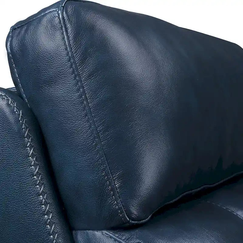 81.5" Genuine Leather Zero Gravity Power Recliner Sofa with Power Headrest and USB/USB-C Ports 24