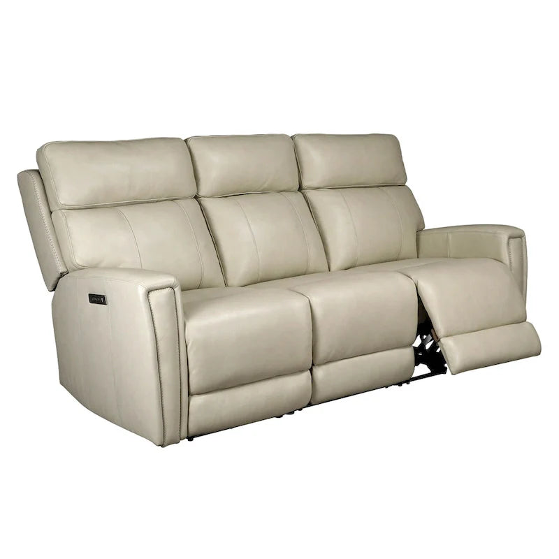 81.5" Genuine Leather Zero Gravity Power Recliner Sofa with Power Headrest and USB/USB-C Ports 25