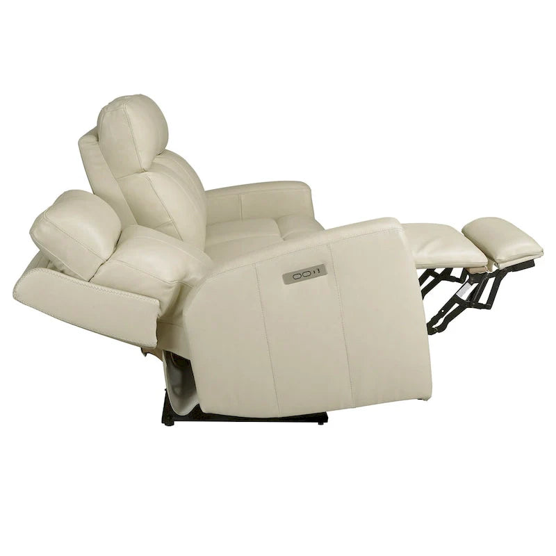 81.5" Genuine Leather Zero Gravity Power Recliner Sofa with Power Headrest and USB/USB-C Ports 26