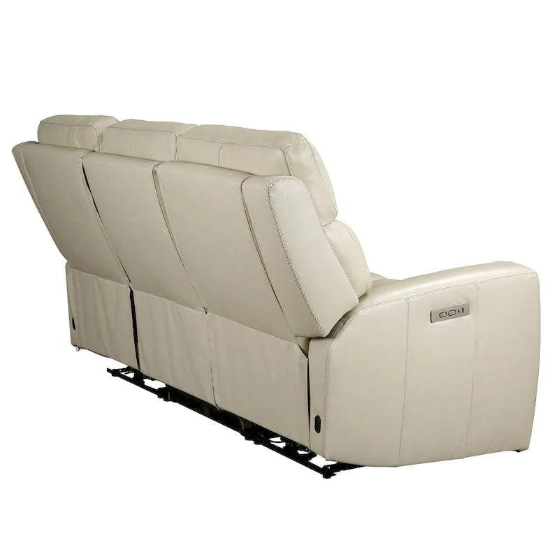 81.5" Genuine Leather Zero Gravity Power Recliner Sofa with Power Headrest and USB/USB-C Ports 27