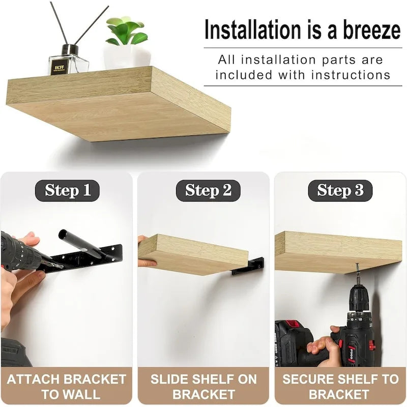 Wall-Mounted Floating Shelf 7