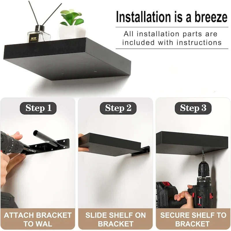 Wall-Mounted Floating Shelf 15
