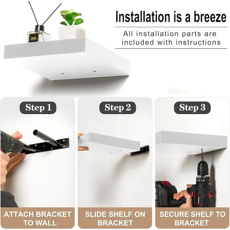 Wall-Mounted Floating Shelf 20