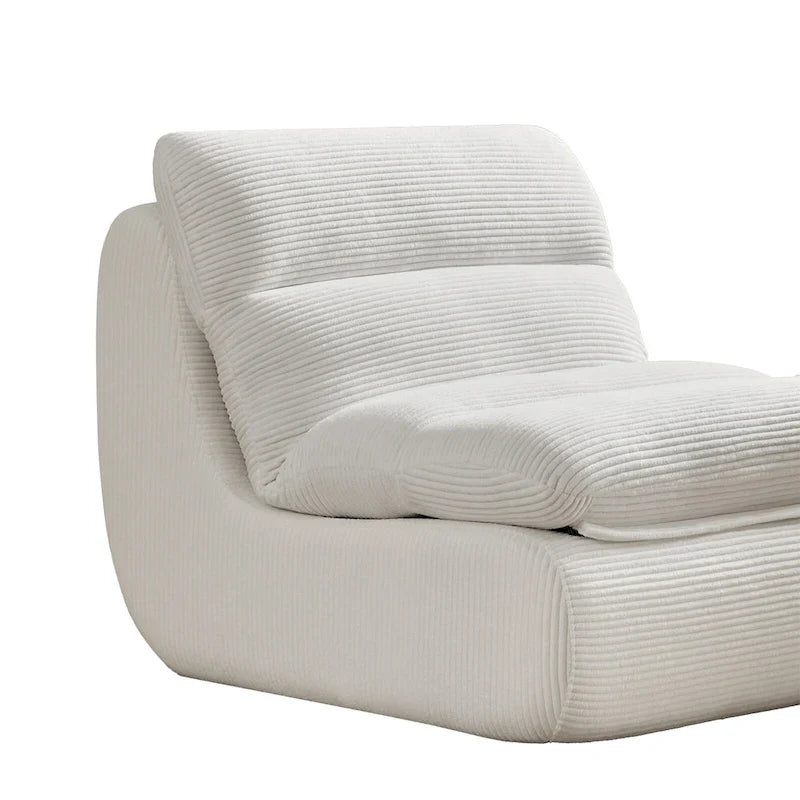 34-Inch Modern Upholstered Sofa with Ottoman - Perfect for Small Spaces 8