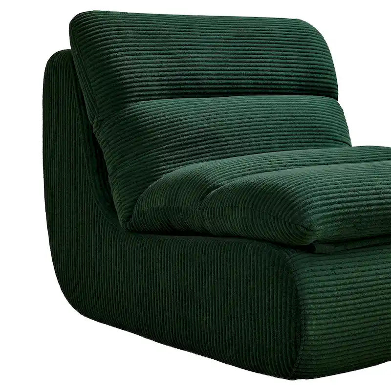 34-Inch Modern Upholstered Sofa with Ottoman - Perfect for Small Spaces 18