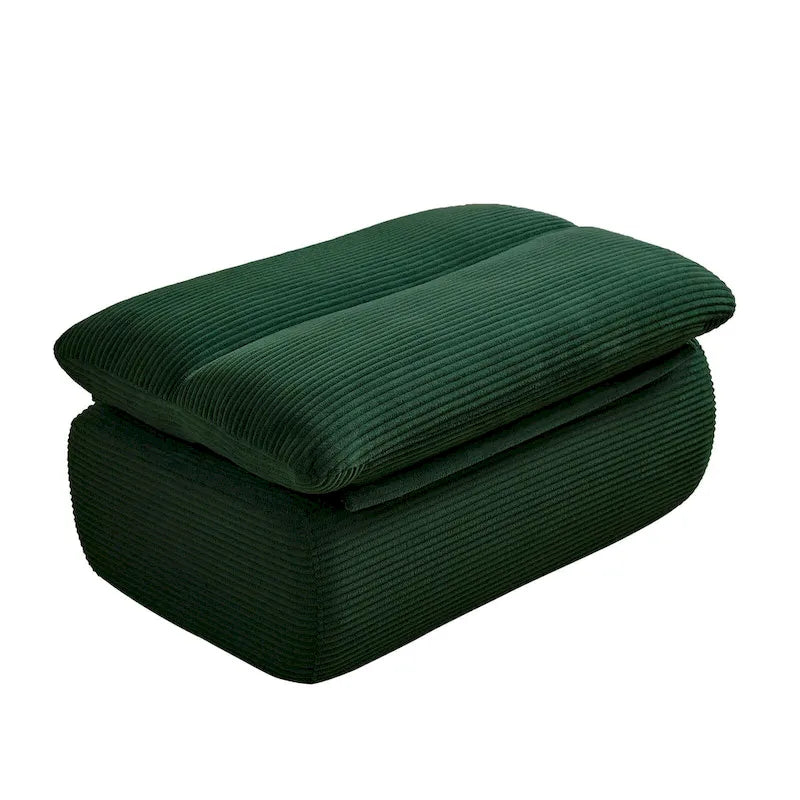 34-Inch Modern Upholstered Sofa with Ottoman - Perfect for Small Spaces 21
