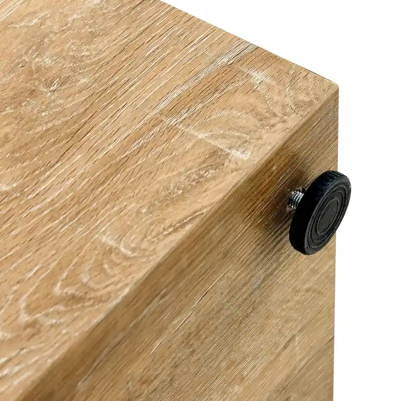 Contemporary Rectangular Coffee Table with Sturdy Base and Imitation Marble Finish for Living Room 9