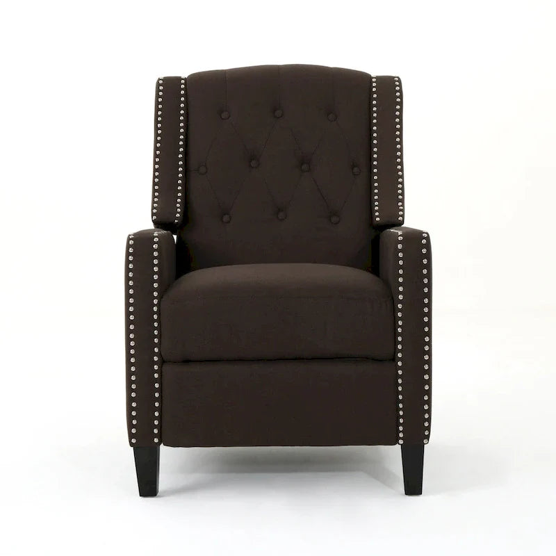 Roomfitters Classic Fabric Push-Back Recliner Chair - Elegant Seating for Living Room and Bedroom 4