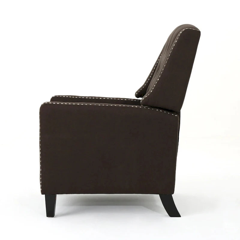 Roomfitters Classic Fabric Push-Back Recliner Chair - Elegant Seating for Living Room and Bedroom 13