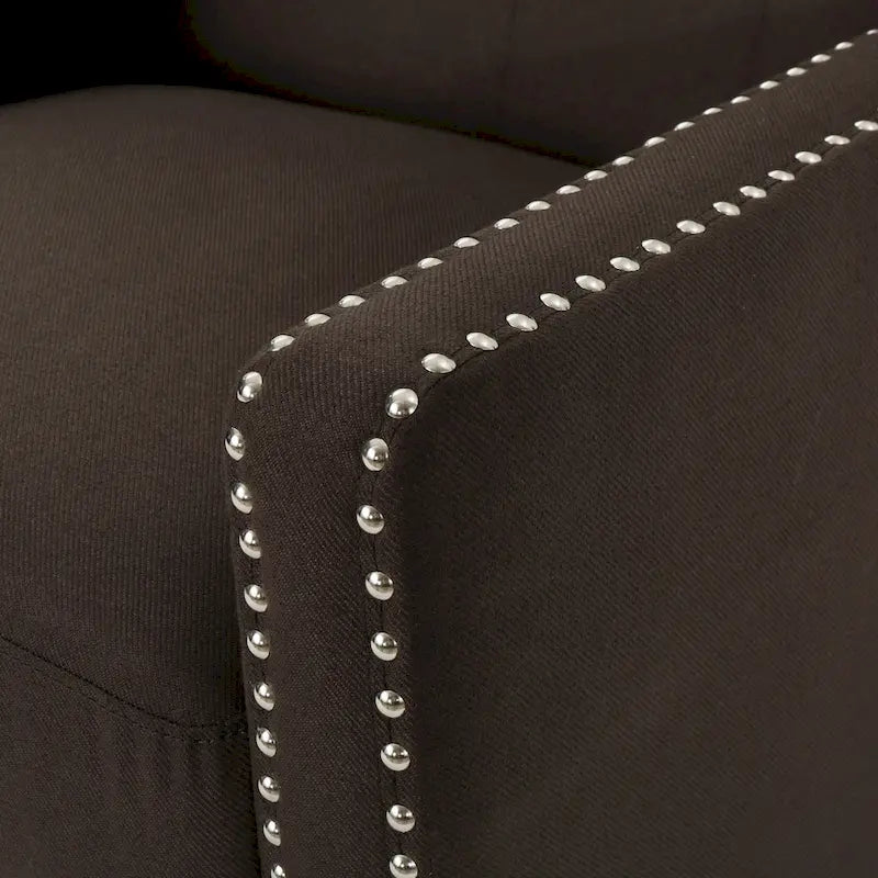 Roomfitters Classic Fabric Push-Back Recliner Chair - Elegant Seating for Living Room and Bedroom 18