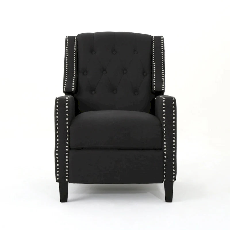 Roomfitters Classic Fabric Push-Back Recliner Chair - Elegant Seating for Living Room and Bedroom 19