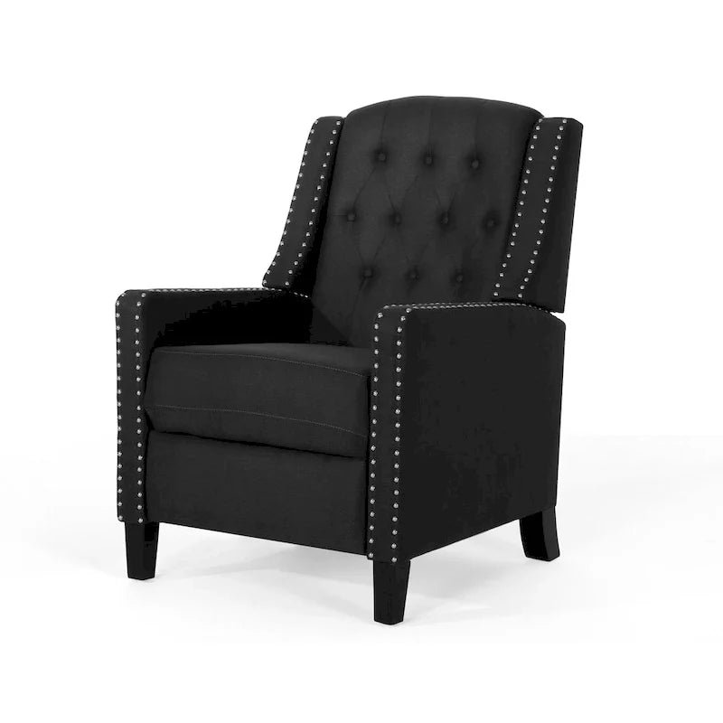 Roomfitters Classic Fabric Push-Back Recliner Chair - Elegant Seating for Living Room and Bedroom 24