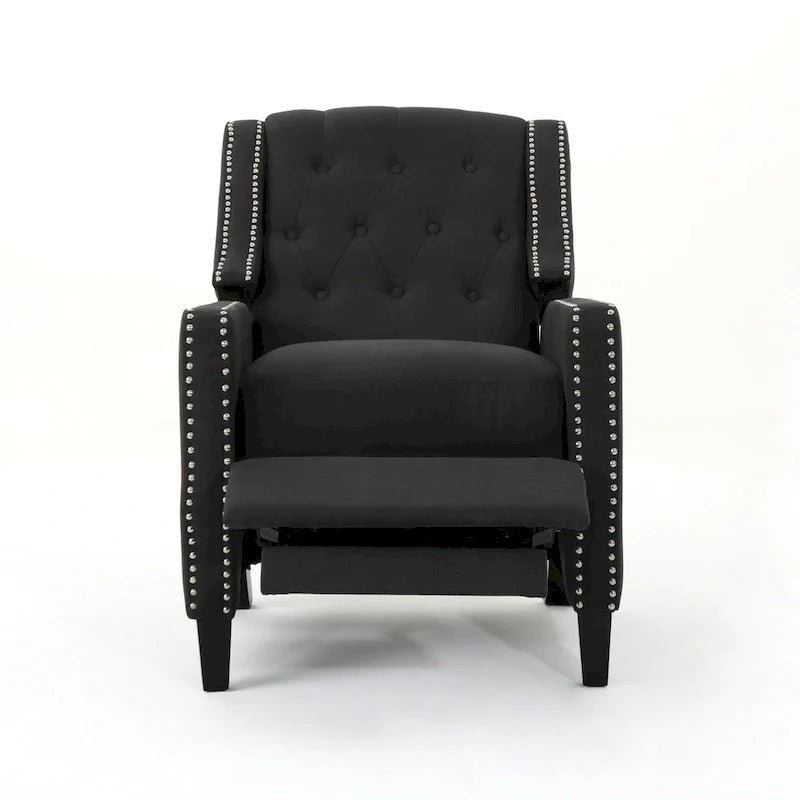 Roomfitters Classic Fabric Push-Back Recliner Chair - Elegant Seating for Living Room and Bedroom 25
