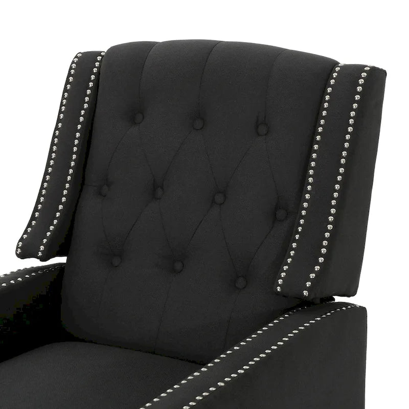 Roomfitters Classic Fabric Push-Back Recliner Chair - Elegant Seating for Living Room and Bedroom 33