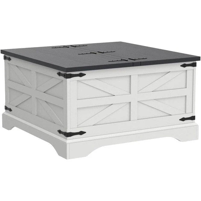 Farmhouse Lift-Top Coffee Table with Hidden Storage 4