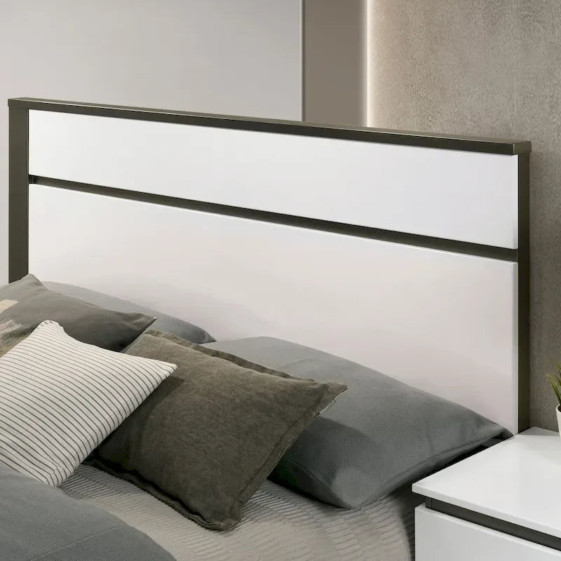 Conjira Modern 4-Piece White Wood Bedroom Storage Set by Furniture of America 9