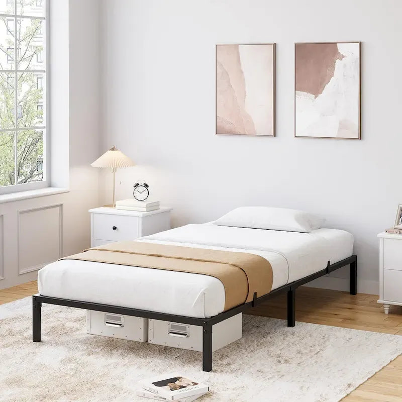 Sturdy Metal Platform Bed Frame - No Box Spring Required 1
