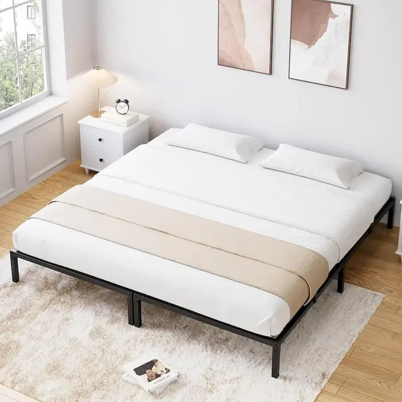 Sturdy Metal Platform Bed Frame - No Box Spring Required 20