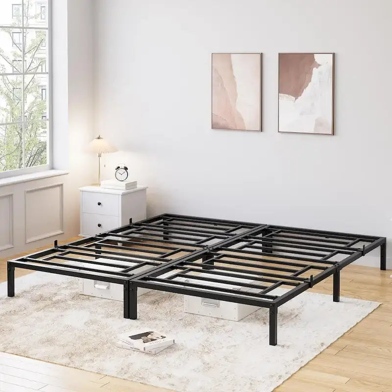 Sturdy Metal Platform Bed Frame - No Box Spring Required 24