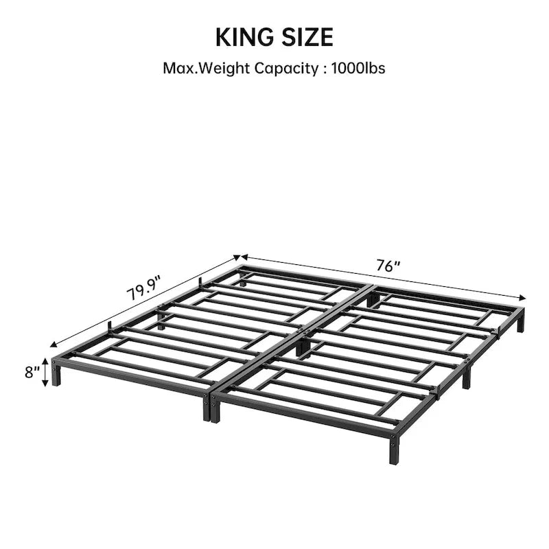 Sturdy Metal Platform Bed Frame - No Box Spring Required 26