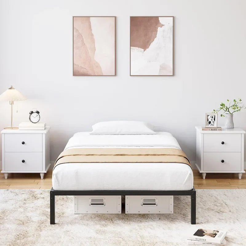 Sturdy Metal Platform Bed Frame - No Box Spring Required 33