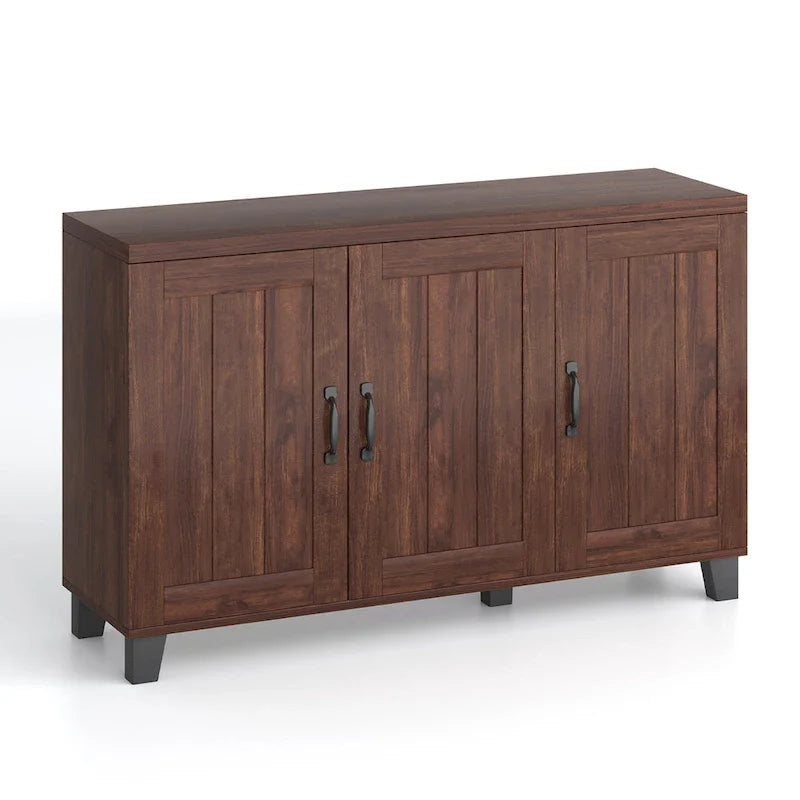 Costway 3-Door Storage Sideboard Buffet Cabinet Console 9