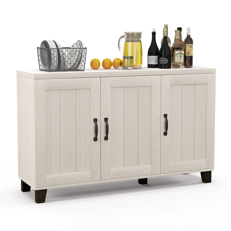 Costway 3-Door Storage Sideboard Buffet Cabinet Console 10