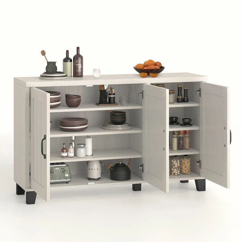 Costway 3-Door Storage Sideboard Buffet Cabinet Console 16