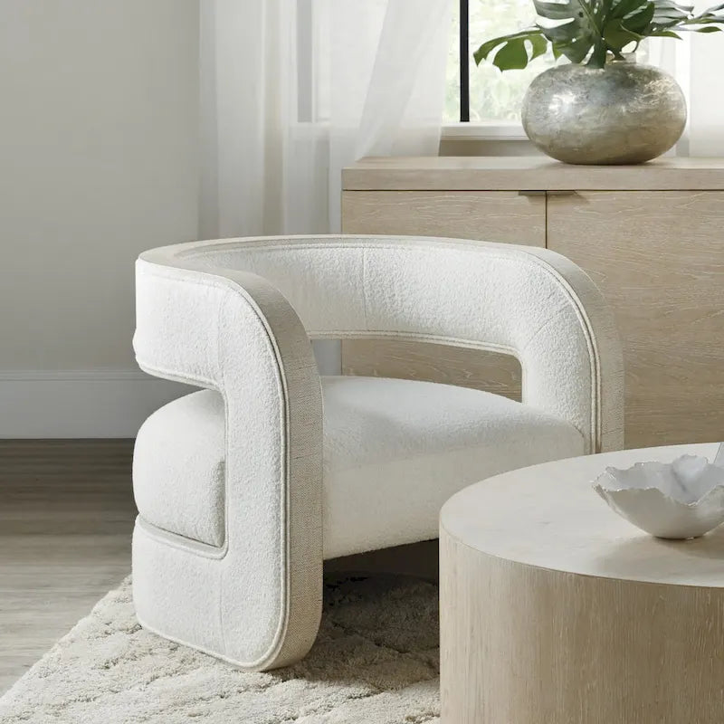 Hooker Furniture Cascade 28-Inch Modern Zen Upholstered Accent Chair 1