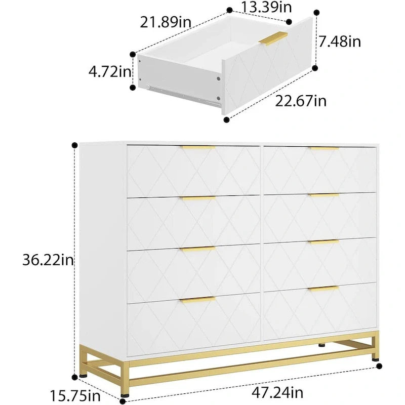 Contemporary Oversized Dresser 10
